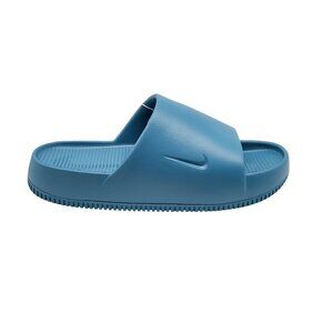 Nike Calm Slide Shoes Mens Size 10 Smokey Blue Slip On Rubber Sandals FD4116 005